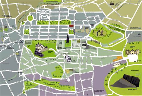 edinburgh map city centre|Iba pa.